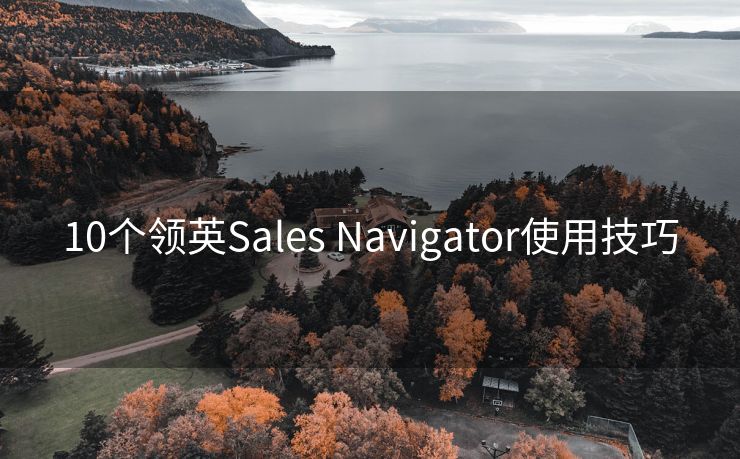 10个领英Sales Navigator使用技巧