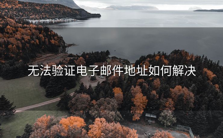 无法验证电子邮件地址如何解决