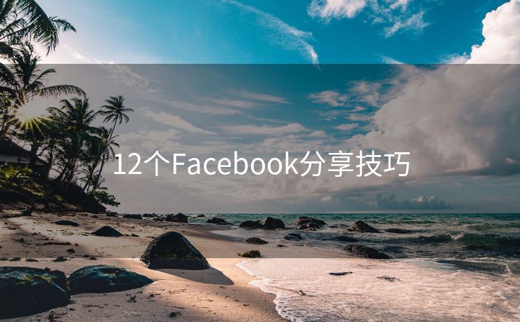 12个Facebook分享技巧