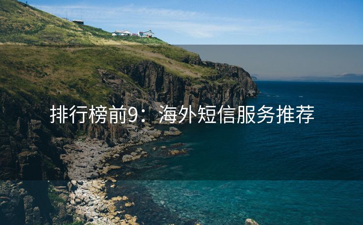 排行榜前9：海外短信服务推荐