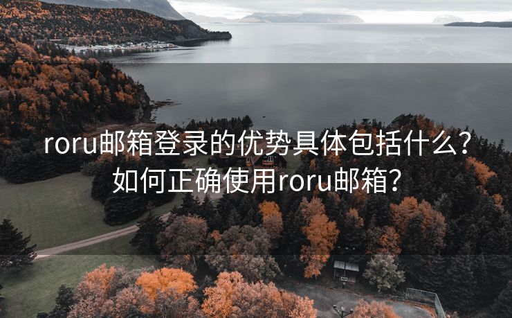 roru邮箱登录的优势具体包括什么？如何正确使用roru邮箱？