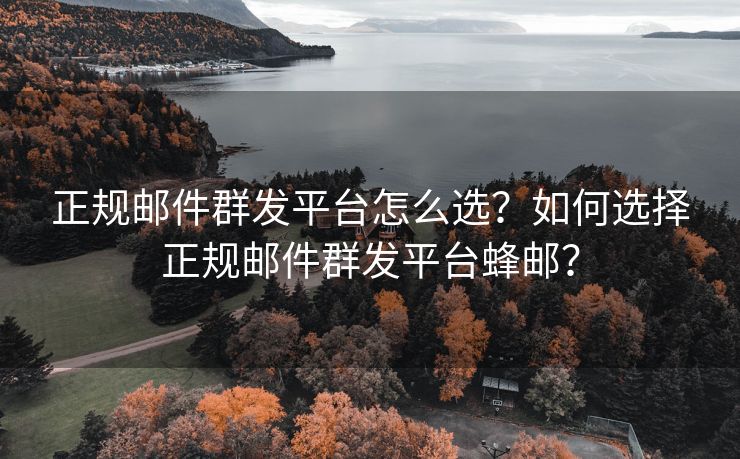 正规邮件群发平台怎么选？如何选择正规邮件群发平台蜂邮？