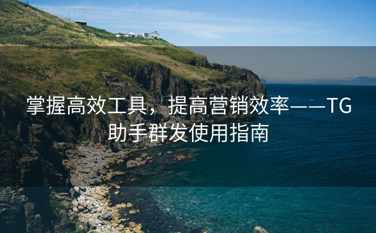 掌握高效工具，提高营销效率——TG助手群发使用指南