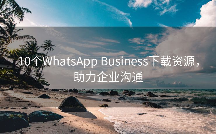 10个WhatsApp Business下载资源，助力企业沟通