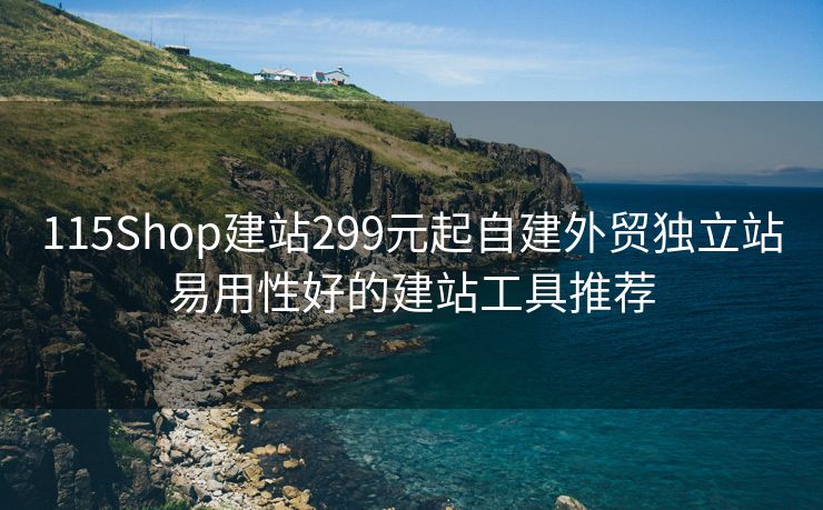 115Shop建站299元起自建外贸独立站易用性好的建站工具推荐