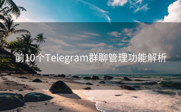 前10个Telegram群聊管理功能解析